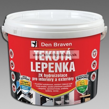 Den Braven Tekutá lepenka 2K hydroizolácia