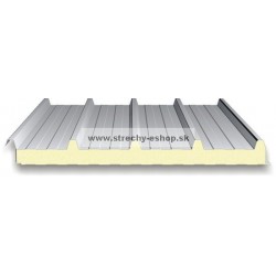 Strešný sendvičový PIR panel s 5 rebrami