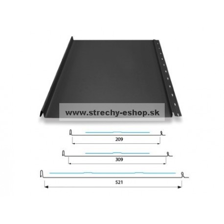 Blachotrapéz Retro 25/239 strešný panel