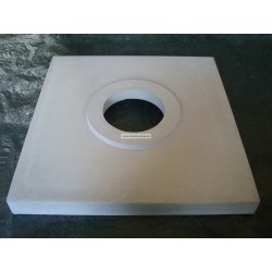 Komínová krycia doska 500x500x60mm pr.200mm